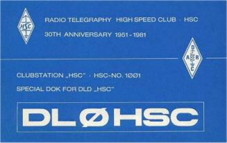 QSL card DL0HSC